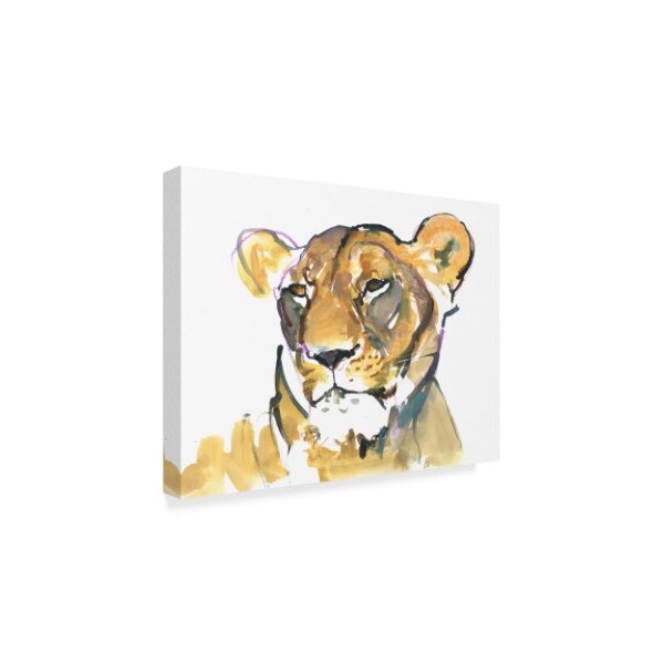 Mark Adlington 'The Lioness' Canvas Art,14x19